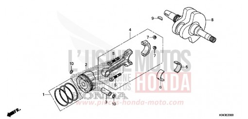 VILEBREQUIN/PISTON NSS300AD de 2013